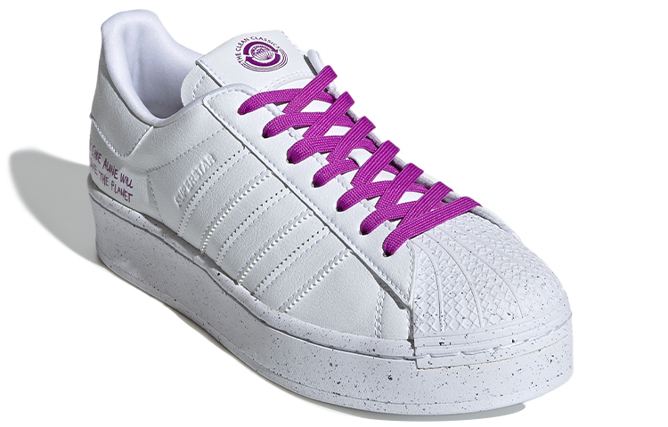 Lookbook (W) adidas Superstar Bold ''Clean Classics - Wit Shock Paars'' FY0129