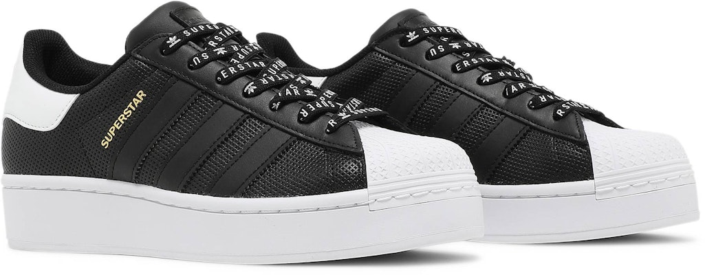 (W) adidas Superstar Bold 'Core Black Hitam' FV3442 Cheap (W) adidas Superstar Bold 'Core Black Hitam' FV3442