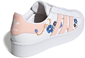 adidas originals Superstar Bold 復古休閒 防滑耐磨 低筒 板鞋 女款 白粉 Lookbook adidas originals Superstar Bold 復古休閒 防滑耐磨 低筒 板鞋 女款 白粉