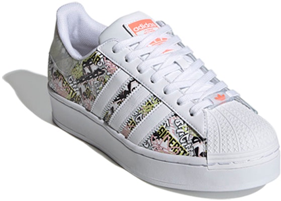 (Women) adidas Superstar Bold 'Graffiti Print' FX3533 Order (Women) adidas Superstar Bold 'Graffiti Print' FX3533
