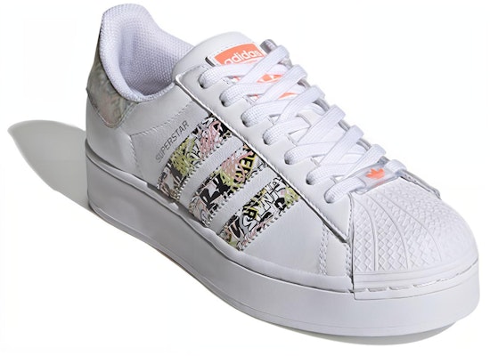 (Women) adidas Superstar Bold 'Graffiti Strip' FX3532 Order (Women) adidas Superstar Bold 'Graffiti Strip' FX3532