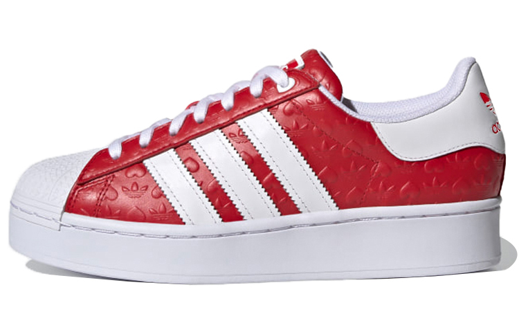 (Women) adidas Superstar Bold 'Heart Embossed - Scarlet' FZ1836