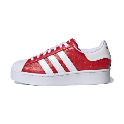 (W) adidas Superstar Bold 'Heart Embossed - Scarlet'