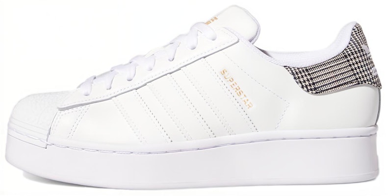 (Women) adidas Superstar Bold 'Houndstooth Heel Print' FZ0147 Buy (Women) adidas Superstar Bold 'Houndstooth Heel Print' FZ0147