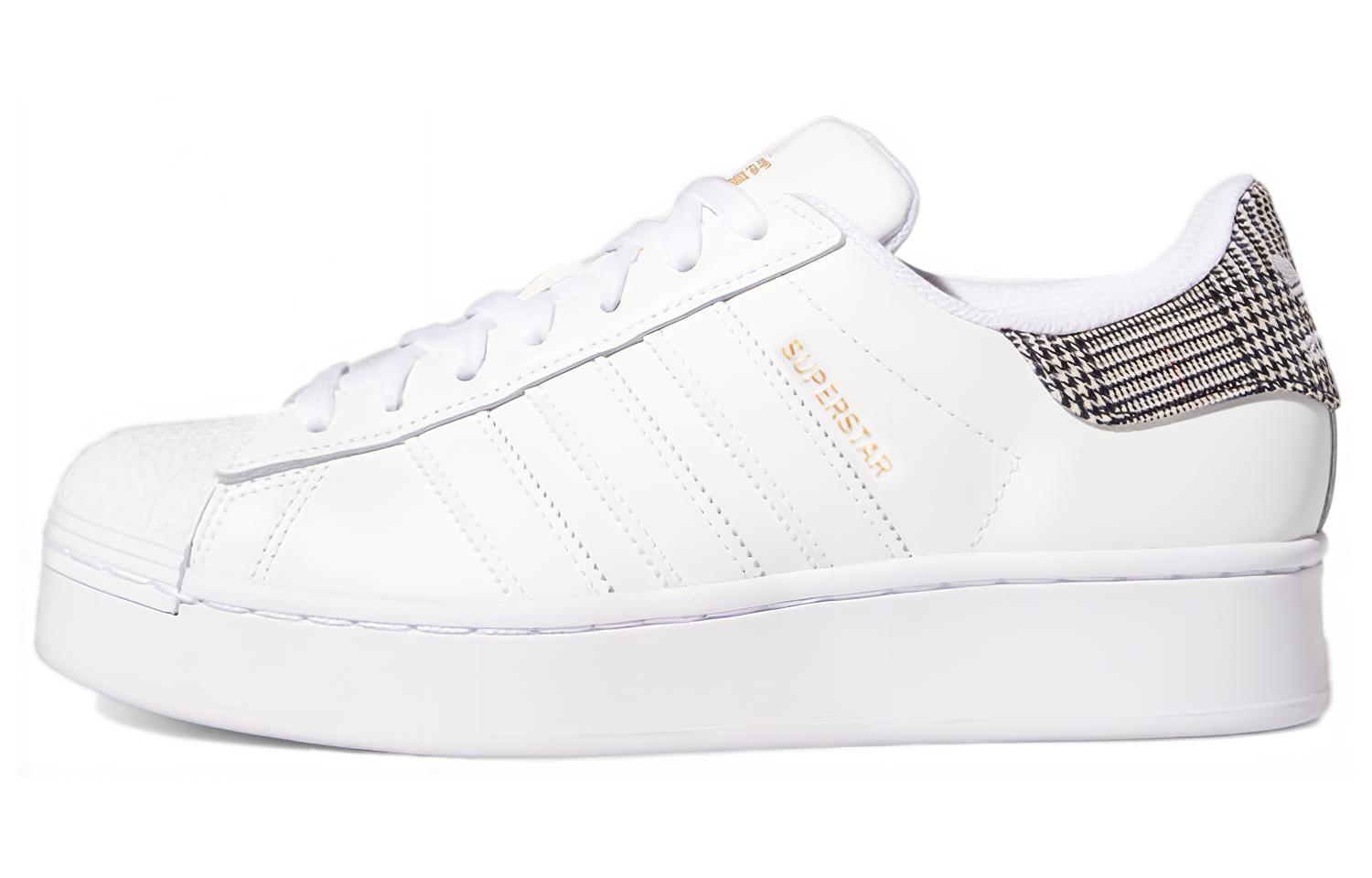 (Women) adidas Superstar Bold 'Houndstooth Heel Print' FZ0147
