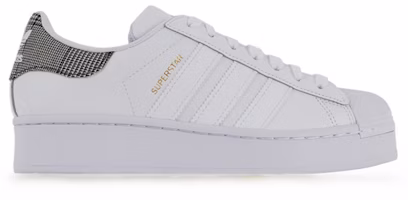 (Women) adidas Superstar Bold 'Houndstooth Heel Print' FZ0147 (Women) adidas Superstar Bold 'Houndstooth Heel Print' FZ0147