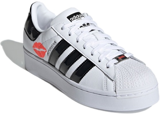 (W) 阿迪达斯 Superstar Bold '红唇印' FZ3789 Lookbook (W) 阿迪达斯 Superstar Bold '红唇印' FZ3789