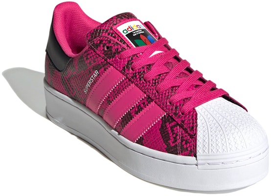 (W) 阿迪达斯 Superstar Bold '粉色蛇纹' FW3696 Lookbook (W) 阿迪达斯 Superstar Bold '粉色蛇纹' FW3696