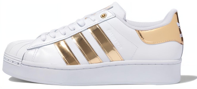(W) adidas Superstar Bold 'Putih Emas Metalik' FV3340 Buy (W) adidas Superstar Bold 'Putih Emas Metalik' FV3340
