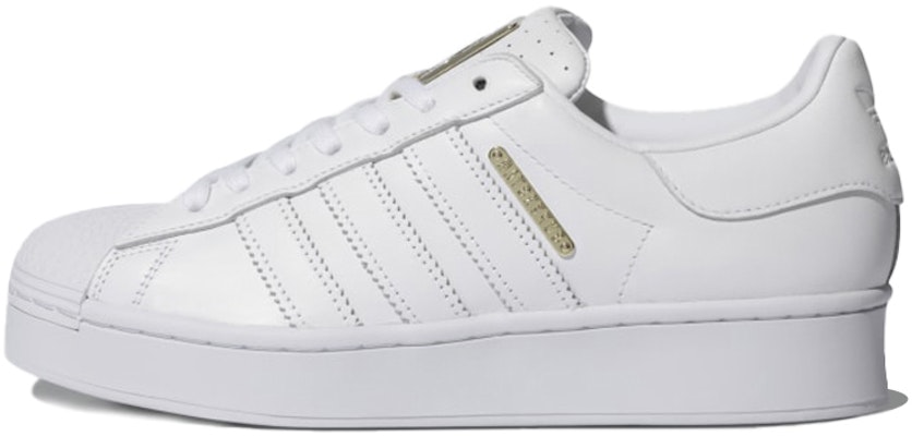 (Women) adidas Superstar Bold White Gold FW4520 Buy (Women) adidas Superstar Bold White Gold FW4520