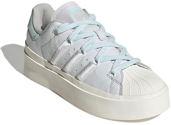 (Women) adidas Superstar Bonega 'White Almost Blue' GX4352 Lookbook (Women) adidas Superstar Bonega 'White Almost Blue' GX4352