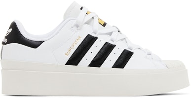 (Women) adidas Superstar Bonega 'White Black Gold Metallic' GX1840 (Women) adidas Superstar Bonega 'White Black Gold Metallic' GX1840