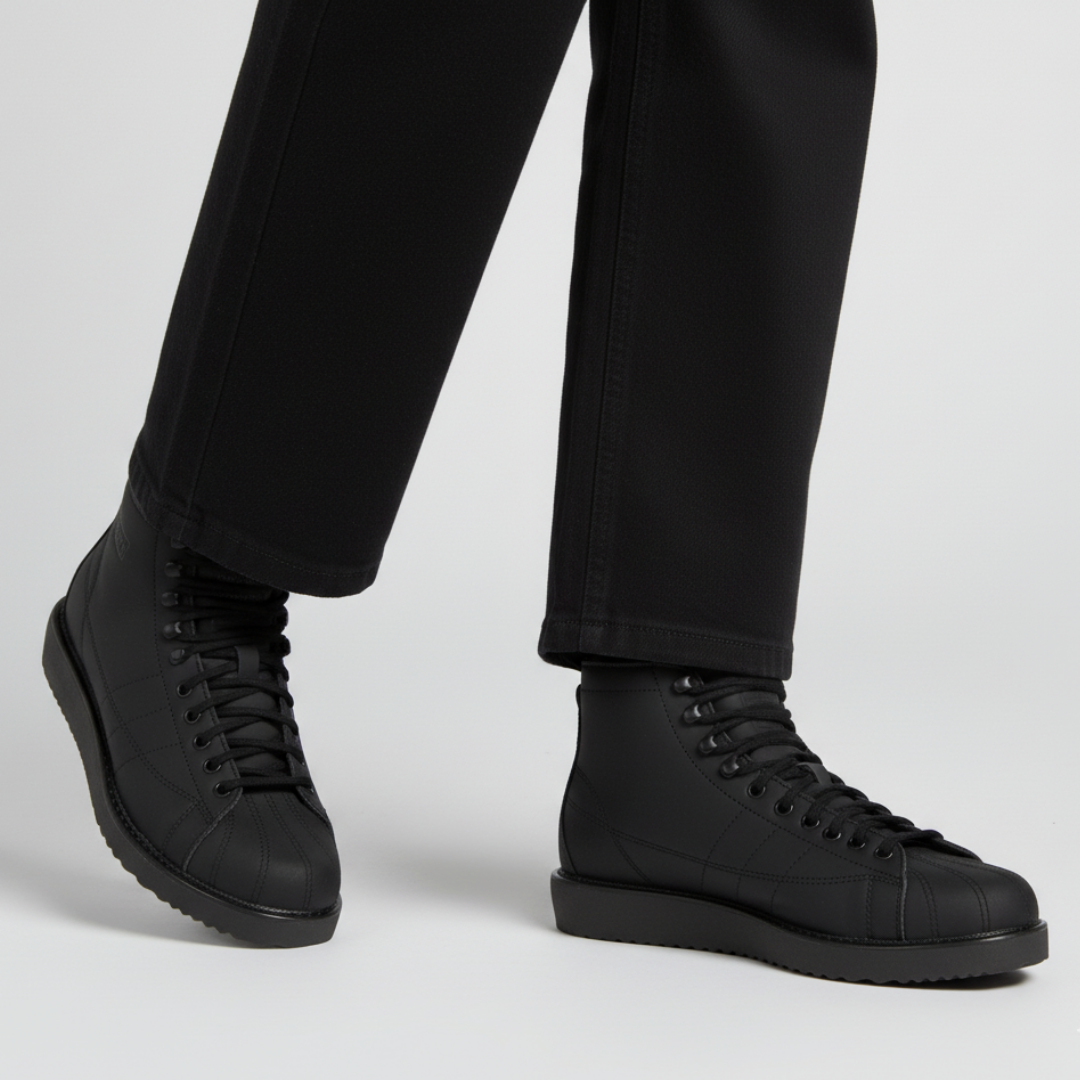 Order (W) 阿迪达斯 Superstar Boot Winterized 核心黑色靴子 FZ3835