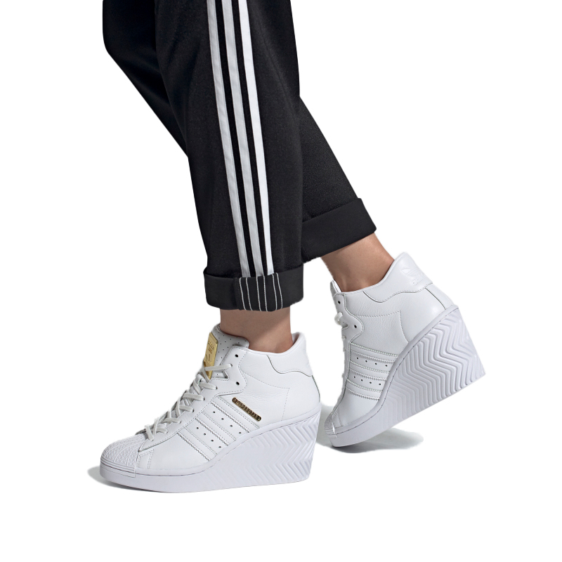 Cheap (W) adidas Superstar Ellure ''Bianco Oro Metallizzato'' FW3198