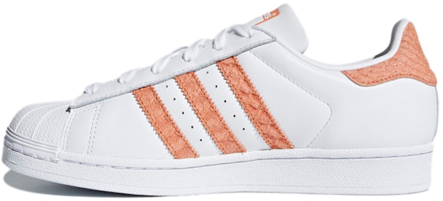 (Women) adidas Superstar Footwear White Chalk Coral CG5462 Buy (Women) adidas Superstar Footwear White Chalk Coral CG5462
