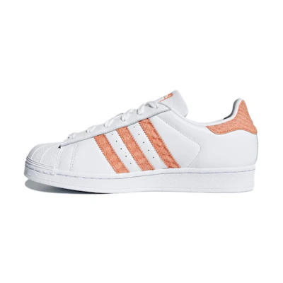 (W) adidas Superstar Footwear White Chalk Coral