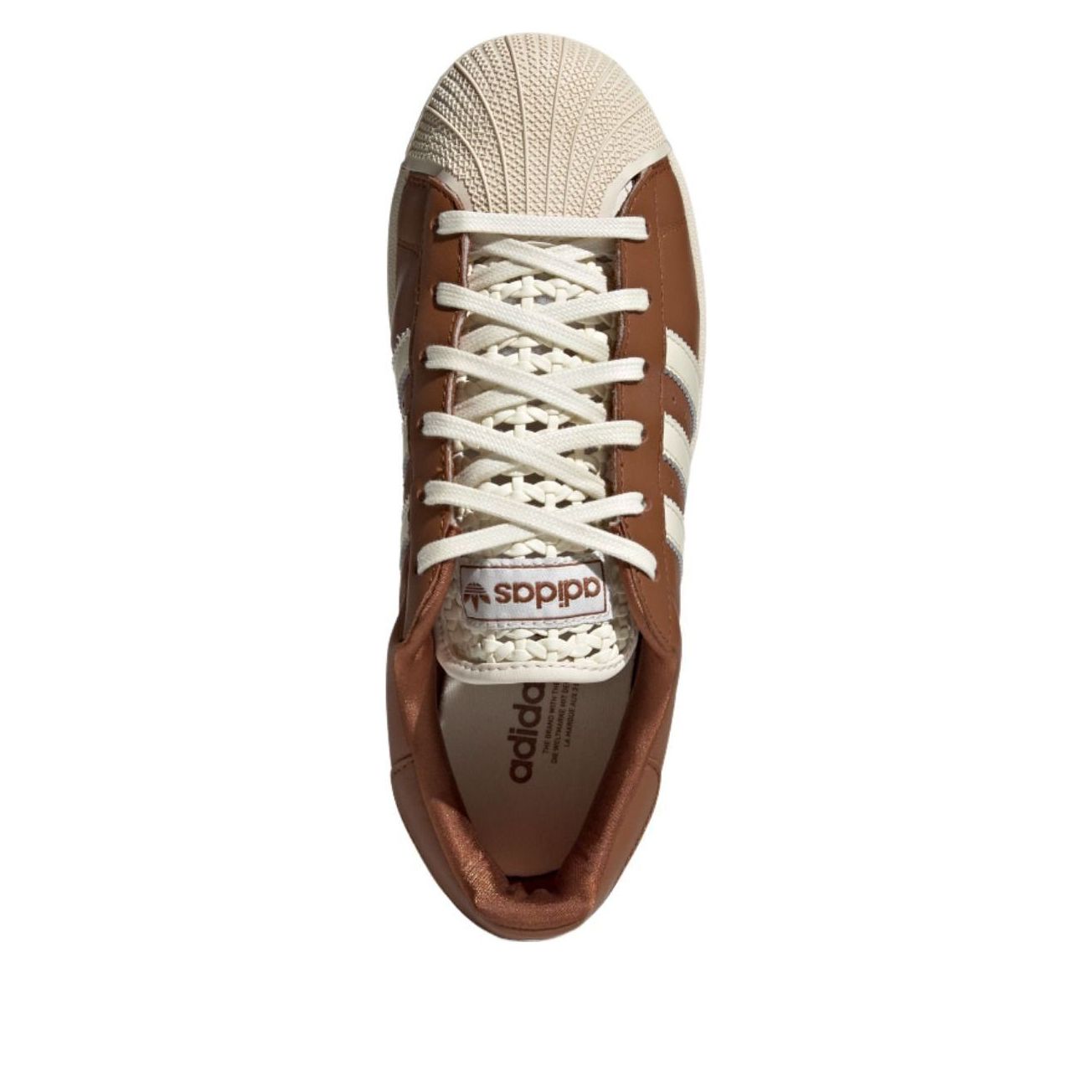 Order (W) adidas Superstar II ''Donkerbrons Crème Wit'' KI3576