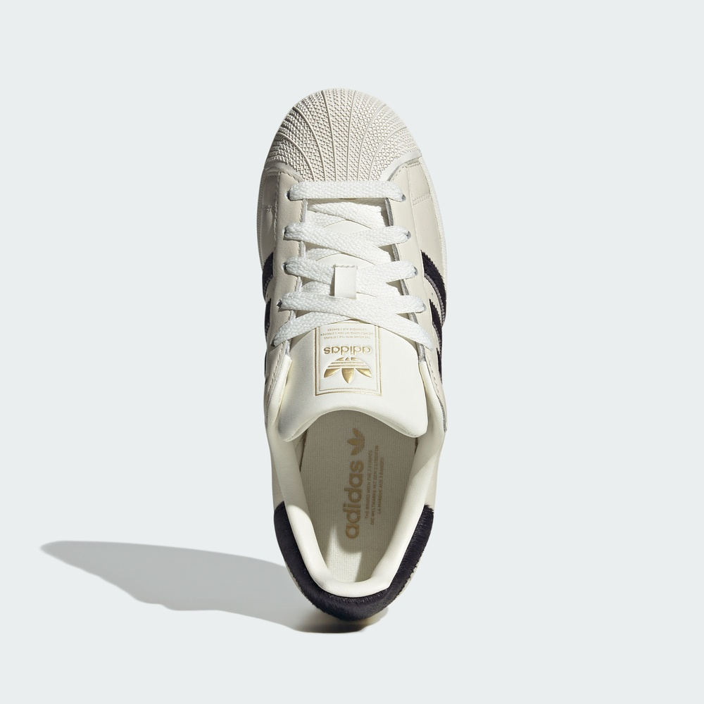 Lookbook (W) 阿迪达斯 Superstar II「米白/极光黑/金属金」 KJ4683