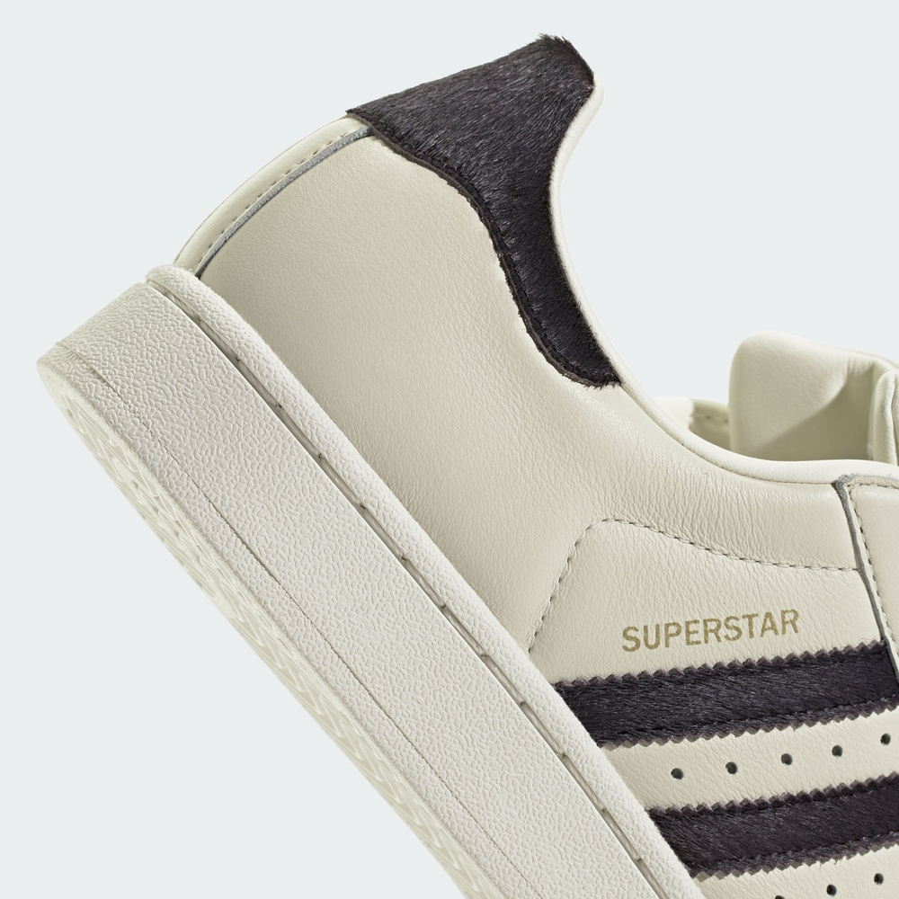 Sizing (W) 阿迪达斯 Superstar II「米白/极光黑/金属金」 KJ4683
