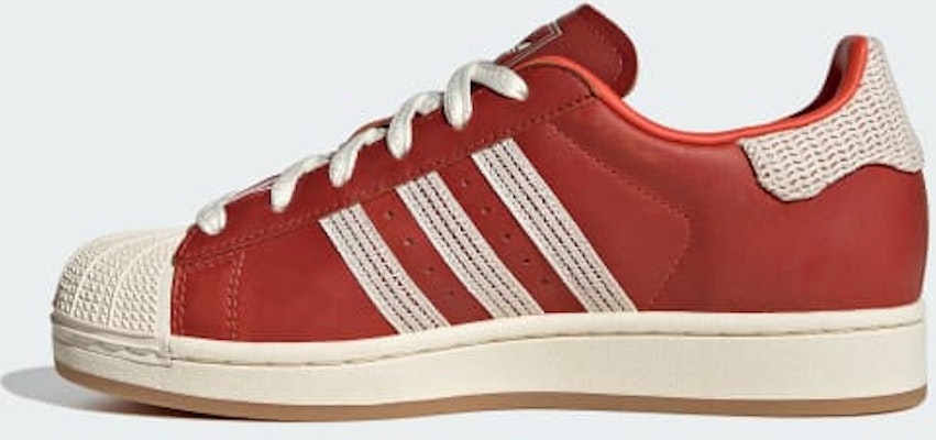 (Women) Adidas Superstar II Preloved Red/Cream White/Gum JH7099 Details for (Women) Adidas Superstar II Preloved Red/Cream White/Gum JH7099