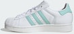 (Women) Adidas Superstar II Sneakers Cloud White/Semi Flash Aqua/Easy Mint JH7060