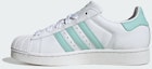 Details for (Women) Adidas Superstar II Sneakers Cloud White/Semi Flash Aqua/Easy Mint JH7060