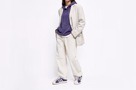 Order (W) Adidas Superstar II 運動鞋 紫色/奶油白/生膠色 JH7100