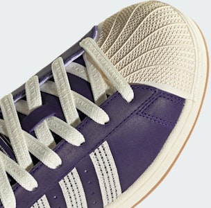 (W) アディダス スーパースター II スニーカー カレッジパープル/クリームホワイト/ガム JH7100 1
