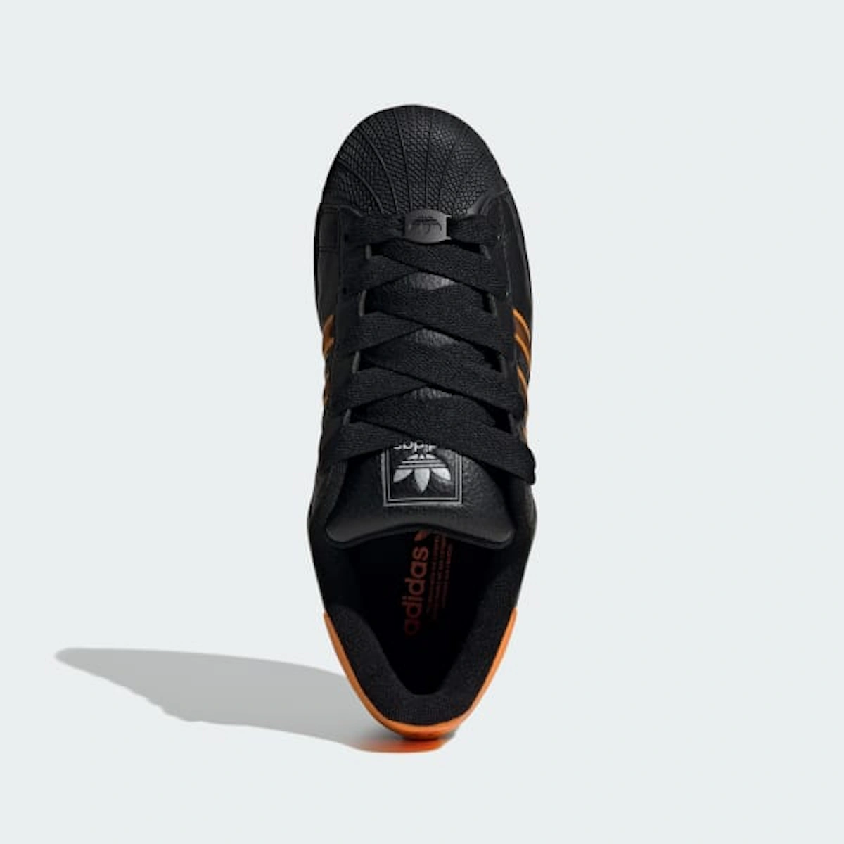 (Women) Adidas Superstar II sneakers Core Black/Crew Orange/Semi Impact Orange