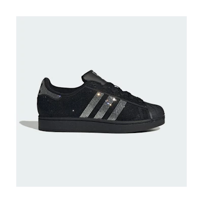 (W) Adidas Superstar II Sneakers Core Black/Silver Metallic/Off White