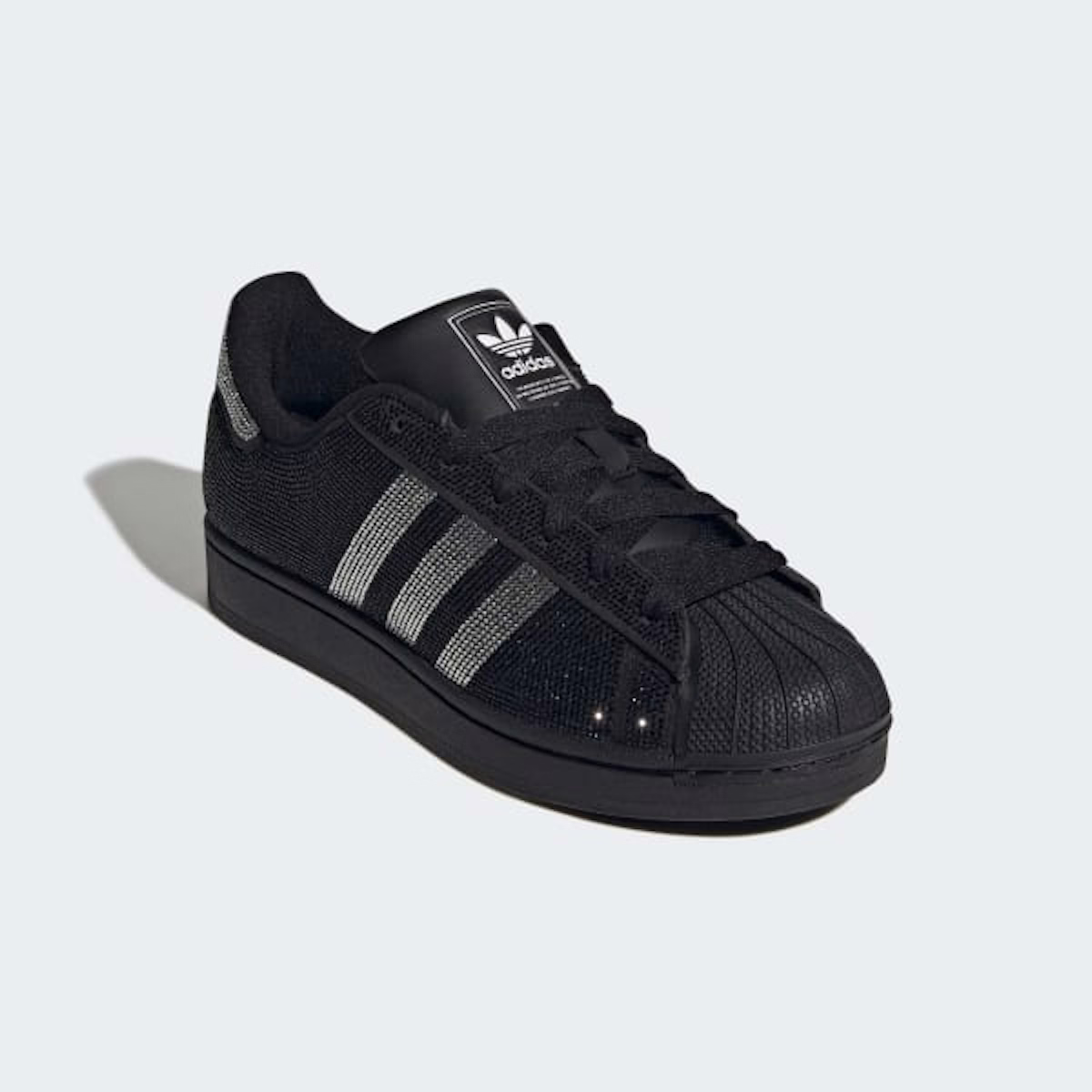 (Women) Adidas Superstar II Sneakers Core Black/Silver Metallic/Off White