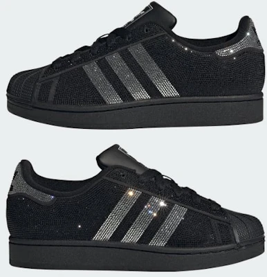 (W) Adidas Superstar II Sneakers Zwart/Zilver Metallic/Wit IH4200 Cheap (W) Adidas Superstar II Sneakers Zwart/Zilver Metallic/Wit IH4200