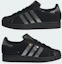 Cheap (W) Adidas Superstar II Sneakers Zwart/Zilver Metallic/Wit IH4200