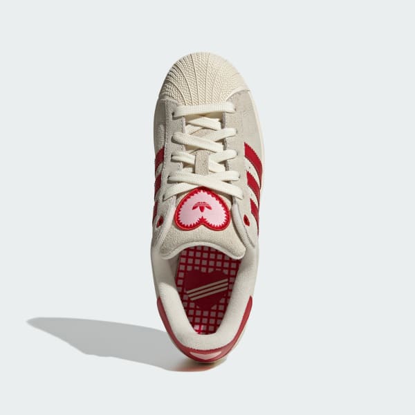 Lookbook (Women) adidas Superstar II Sneakers Cream White/Better Scarlet/Sandy Pink KH9037