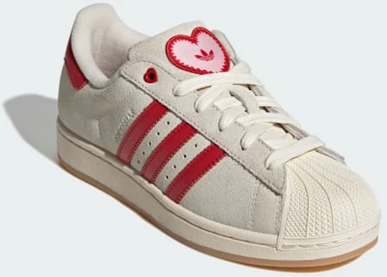 (Women) adidas Superstar II Sneakers Cream White/Better Scarlet/Sandy Pink KH9037 Purchase (Women) adidas Superstar II Sneakers Cream White/Better Scarlet/Sandy Pink KH9037