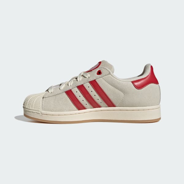 Sizing (Women) adidas Superstar II Sneakers Cream White/Better Scarlet/Sandy Pink KH9037