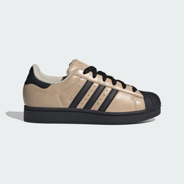 (Women) adidas Superstar II Sneakers Crystal Linen/Core Black/Gold Metallic IH6661