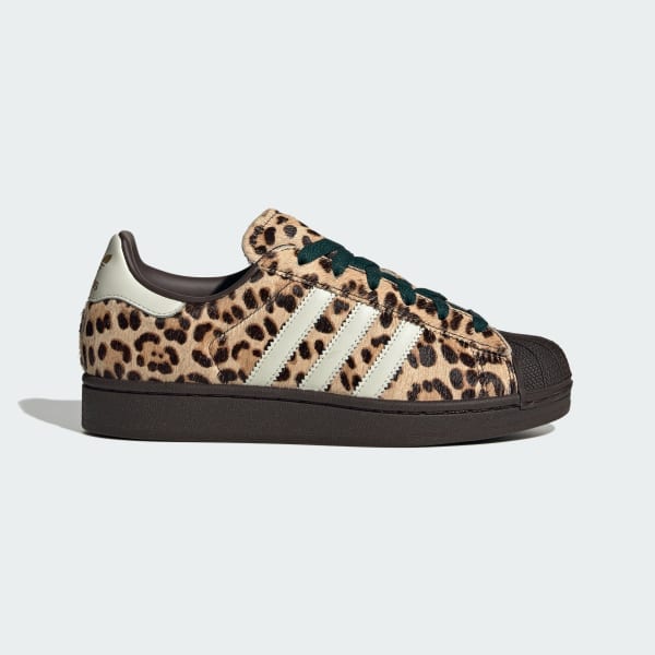 (Women) Adidas Superstar II Sneakers Dark Brown/Ivory/Gold Metallic KI4203