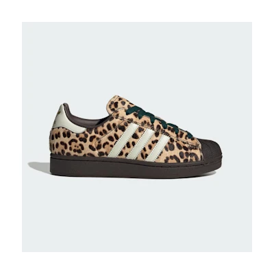 (W) Adidas Superstar II Sneakers Dark Brown/Ivory/Gold Metallic