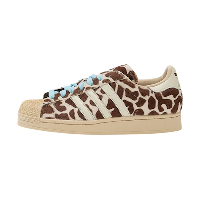 (W) adidas Superstar II Sneakers White Animal Pattern