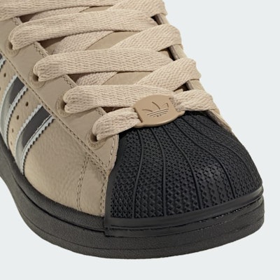 (Women) Adidas Superstar II Stone Khaki/Silver Metallic/Core Black JR4234 1