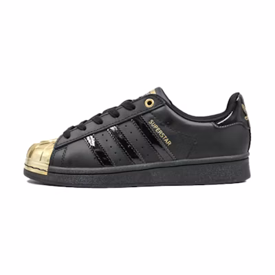 (W) adidas Superstar Metal Toe 'Black Gold Metallic'