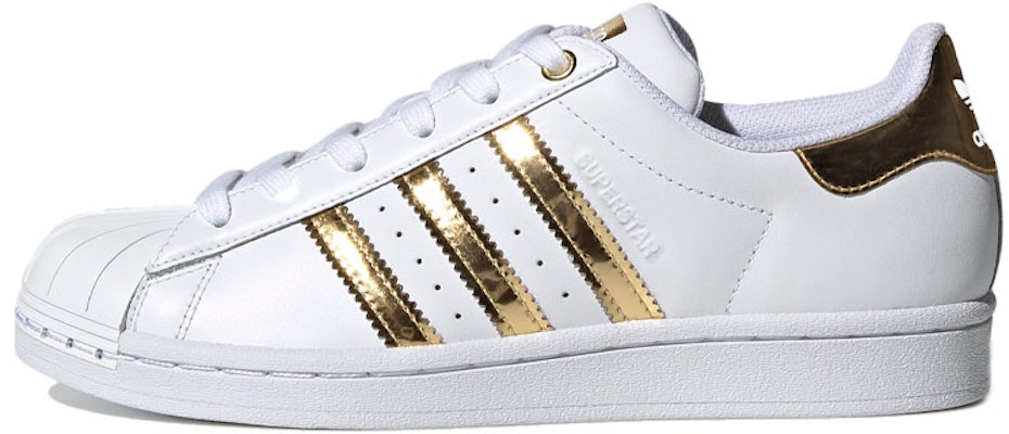 (Women) adidas Superstar Metal Toe 'White Gold Metallic' FV3330 Buy (Women) adidas Superstar Metal Toe 'White Gold Metallic' FV3330