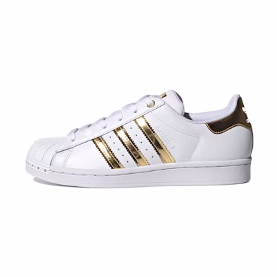 (W) adidas Superstar Metal Toe 'White Gold Metallic'