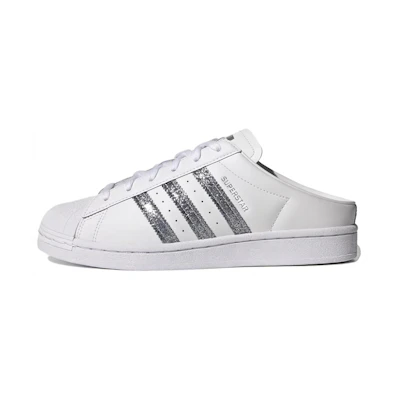 (W) adidas Superstar Mule 'White Silver Metallic'