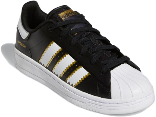 (W) 아디다스 슈퍼스타 OT 테크 '블랙 골드 메탈릭' GZ3455 Lookbook (W) 아디다스 슈퍼스타 OT 테크 '블랙 골드 메탈릭' GZ3455