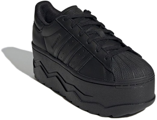 (W) adidas Superstar Platform 'Hitam' GZ9126 Lookbook (W) adidas Superstar Platform 'Hitam' GZ9126