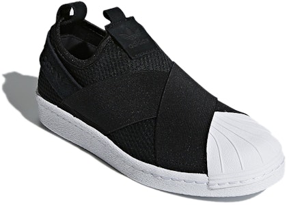 (W) 阿迪达斯 Superstar 无带休闲鞋 '经典黑' B37193 Lookbook (W) 阿迪达斯 Superstar 无带休闲鞋 '经典黑' B37193