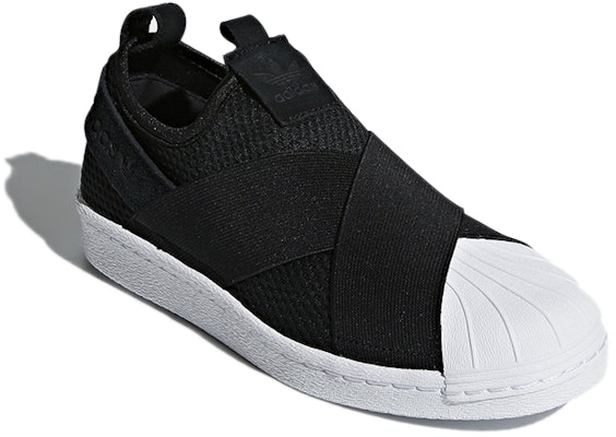 (Women) adidas Superstar Slip-On 'Core Black' B37193 Lookbook (Women) adidas Superstar Slip-On 'Core Black' B37193