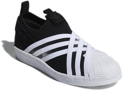 (W) 阿迪达斯 Superstar Slip-On '白色' 运动鞋 D96703 Lookbook (W) 阿迪达斯 Superstar Slip-On '白色' 运动鞋 D96703